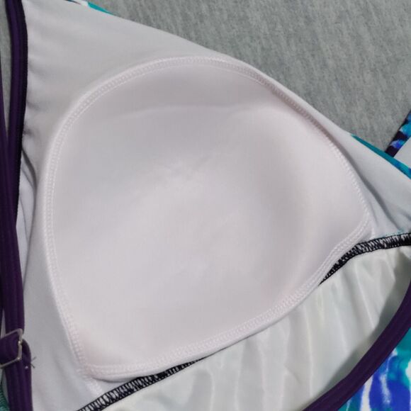 Speedo One Piece Swimsuit Women Plus Size 18 Contemporary Fit Soft Cups Lined - Picture 9 of 16